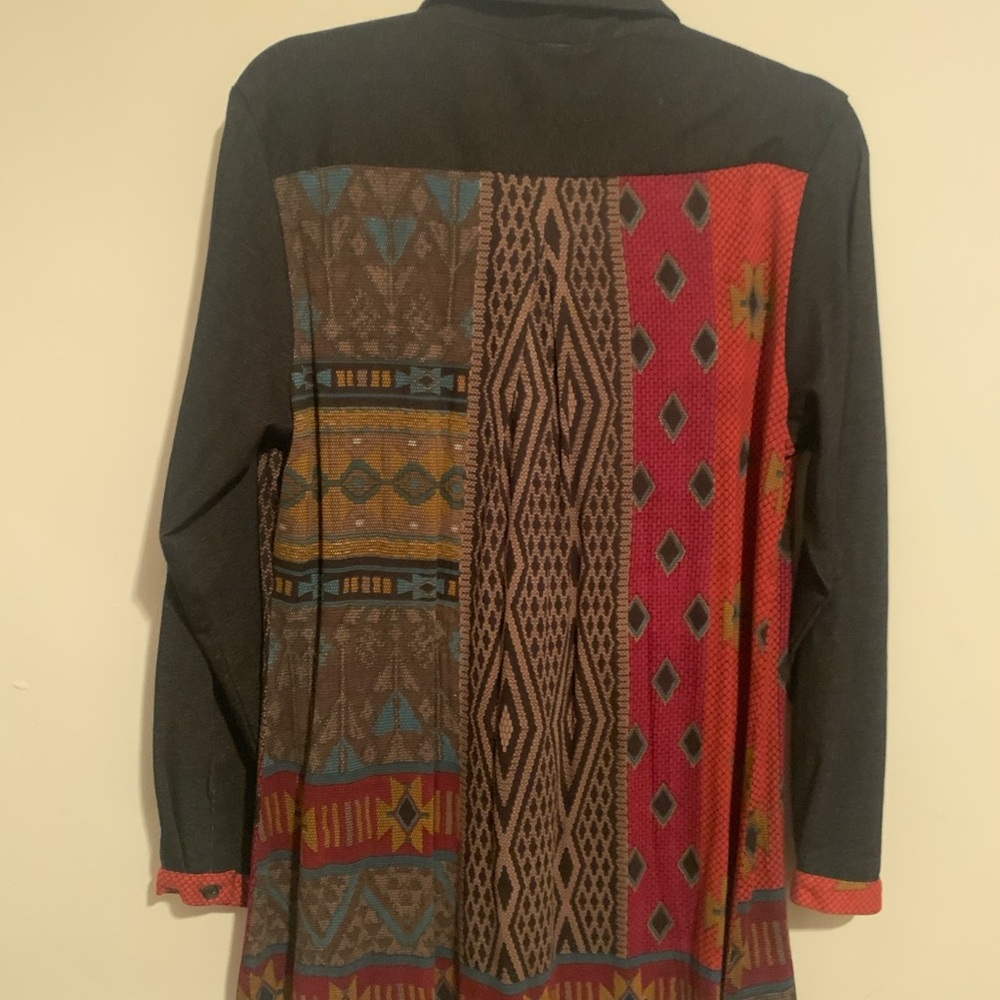 Multicolor Patterned Button Down - Picture 4 of 5